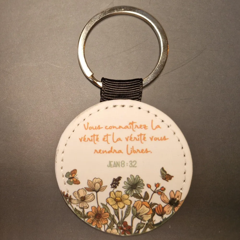 PORTE CLE IMPRIME JEAN 8:32