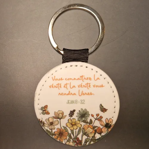 PORTE CLE IMPRIME JEAN 8:32