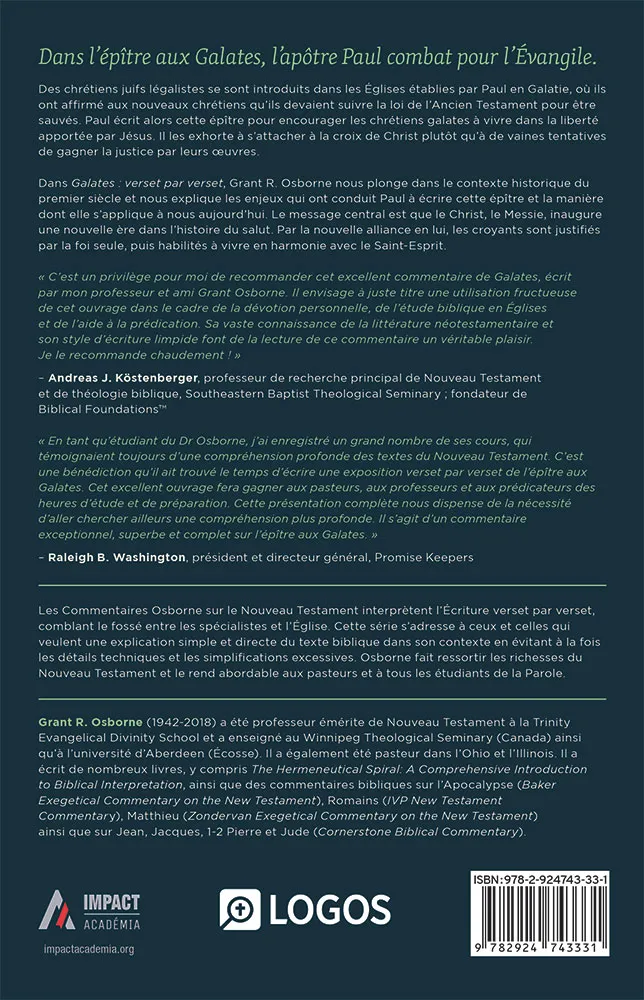 GALATES - VERSET PAR VERSET