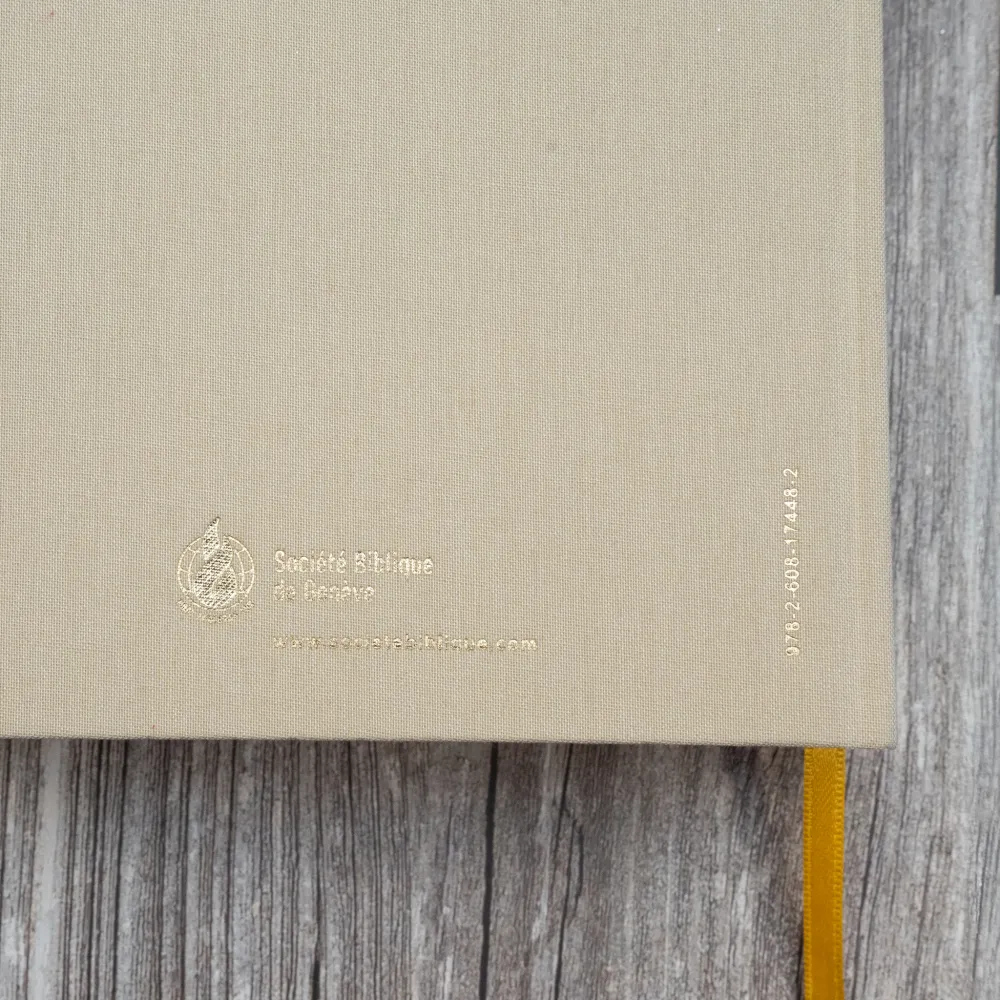 BIBLE NEG MACARTHUR SEMI RIGIDE TOILE BEIGE