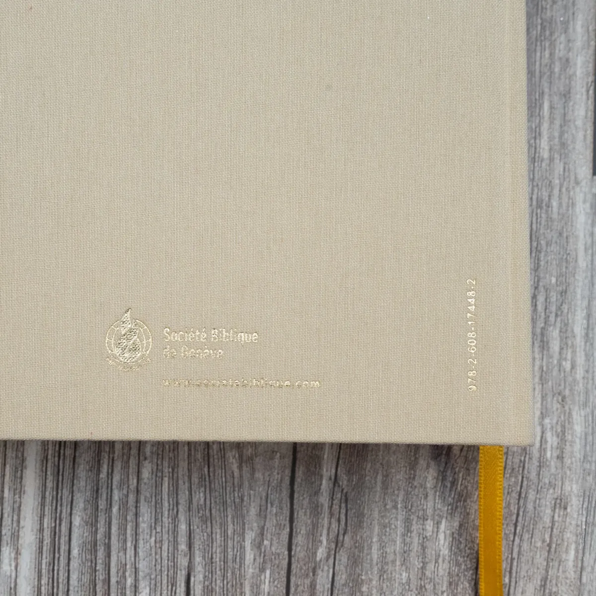 BIBLE NEG MACARTHUR SEMI RIGIDE TOILE BEIGE