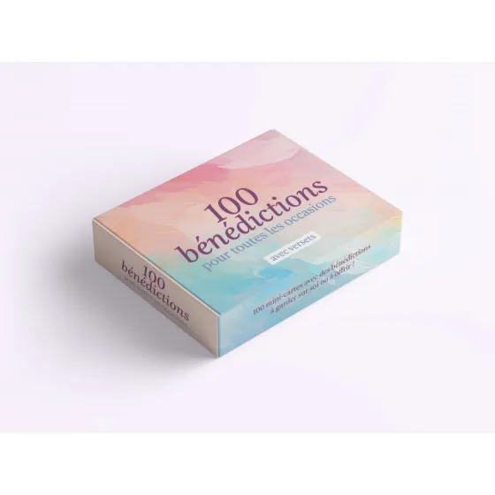LOT DE 100 MINI-CARTES TEXTES BIBLIQUES : BENEDICTIONS POUR TOUTES LES OCCASIONS