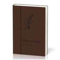 BIBLE SEMEUR 2015 ETUDE SOUPLE MARRON TRANCHE BLANCHE