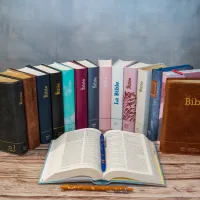 BIBLE SEGOND 21 COMPACTE "PREMIUM STYLE" SOUPLE TOILE BLANCHE AVEC ONGLETS TRANCHES DOREES