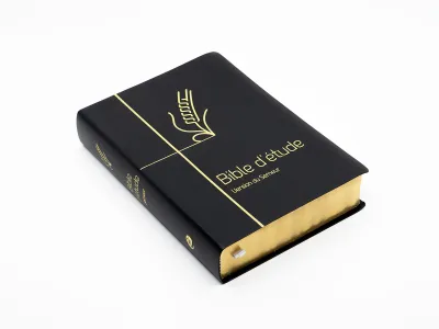 BIBLE SEMEUR 2015 ETUDE SOUPLE NOIRE TRANCHES DOREES