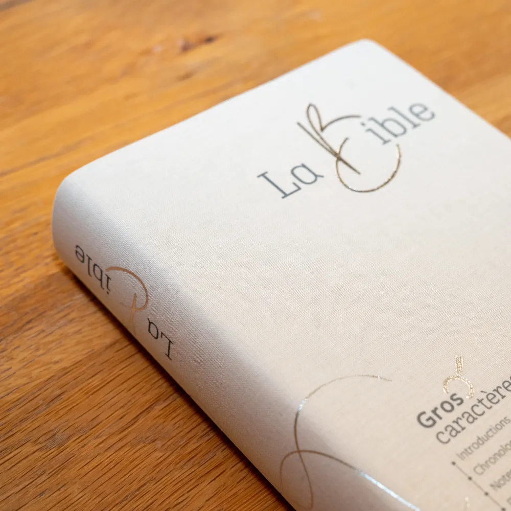 BIBLE SEGOND 21 GROS CARACTERES SOUPLE TOILE BLANCHE