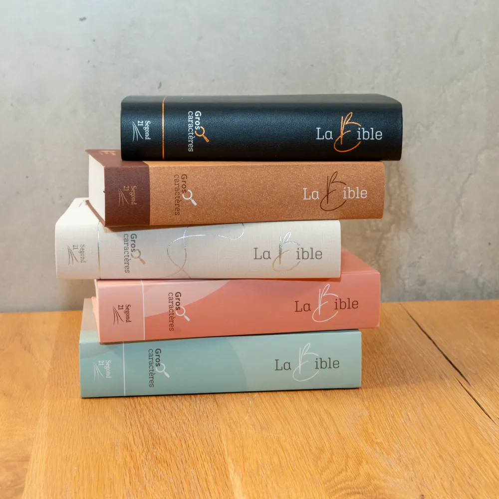 BIBLE SEGOND 21 GROS CARACTERES SOUPLE TOILE BLANCHE