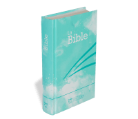 BIBLE SEGOND 21 RIGIDE LAMINE MOTIF BLEU TURQUOISE