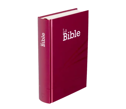 BIBLE SEGOND 21 COMPACTE RIGIDE LAMINE MOTIF PRUNE