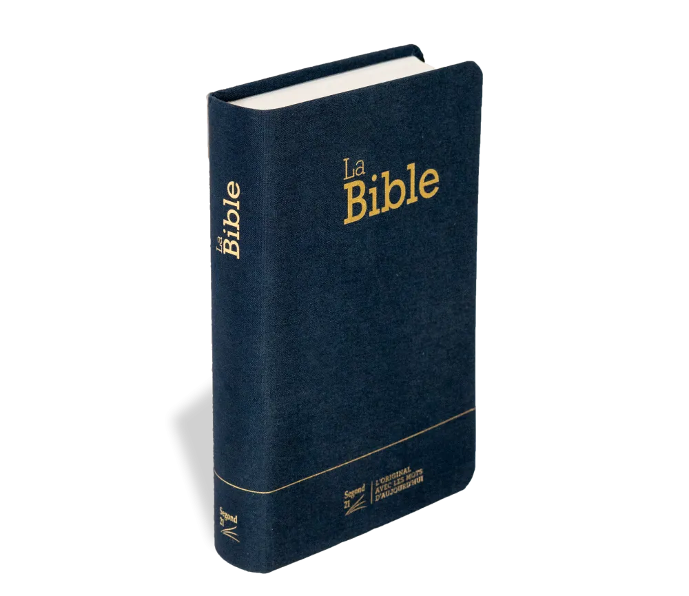 BIBLE SEGOND 21 COMPACTE "PREMIUM STYLE" SOUPLE TOILE ANTHRACITE