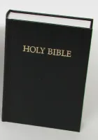 ANGLAIS BIBLE KJV PETIT MODELE RIGIDE NOIR