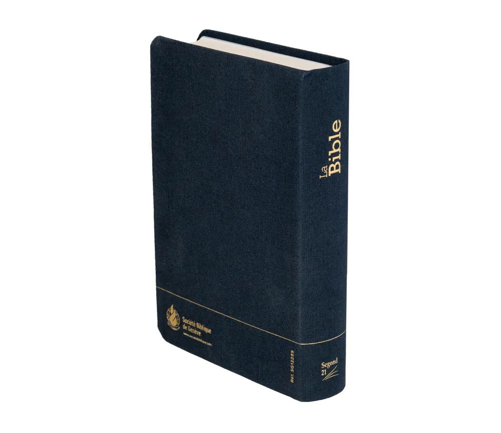 BIBLE SEGOND 21 COMPACTE "PREMIUM STYLE" SOUPLE TOILE ANTHRACITE