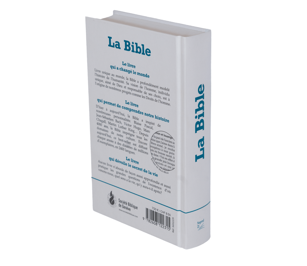 BIBLE SEGOND 21 COMPACTE RIGIDE COUVERTURE IMPRIMEE