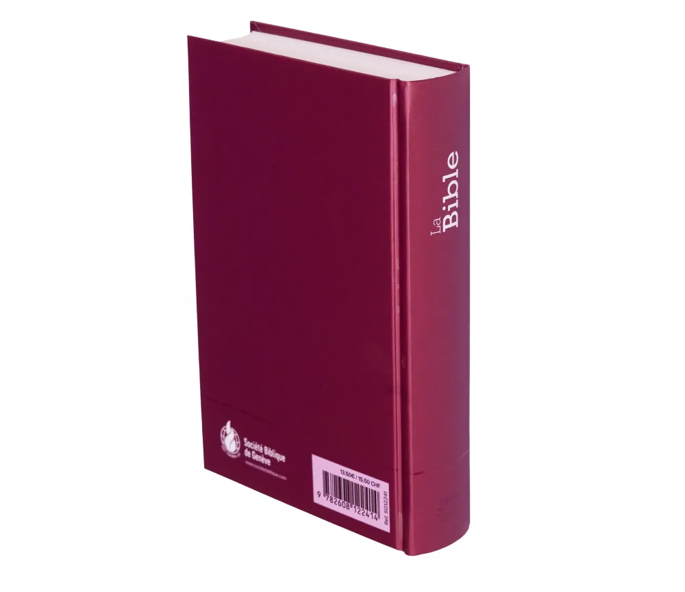 BIBLE SEGOND 21 COMPACTE RIGIDE LAMINE MOTIF PRUNE