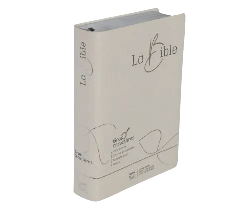 BIBLE SEGOND 21 GROS CARACTERES SOUPLE TOILE BLANCHE