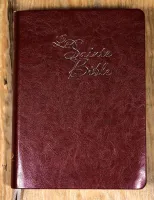 BIBLE SEGOND 1910 GROS CARACTERES SOUPLE TR. OR ONGLETS MARRON