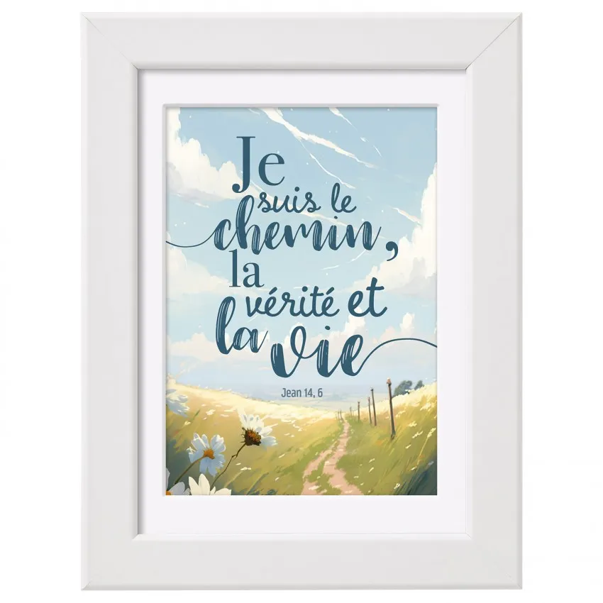 MINI CADRE DECO - JE SUIS LE CHEMIN