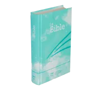 BIBLE SEGOND 21 RIGIDE LAMINE MOTIF BLEU TURQUOISE