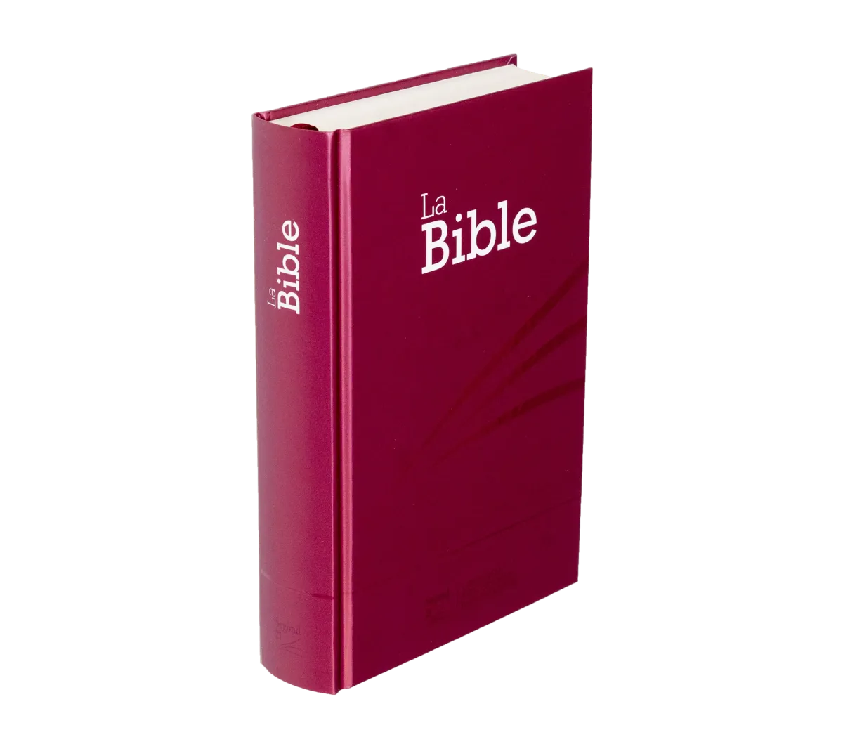 BIBLE SEGOND 21 COMPACTE RIGIDE LAMINE MOTIF PRUNE