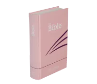 BIBLE SEGOND 21 COMPACTE RIGIDE SKIVERTEX ROSE GUIMAUVE - NOUVEAU PAPIER