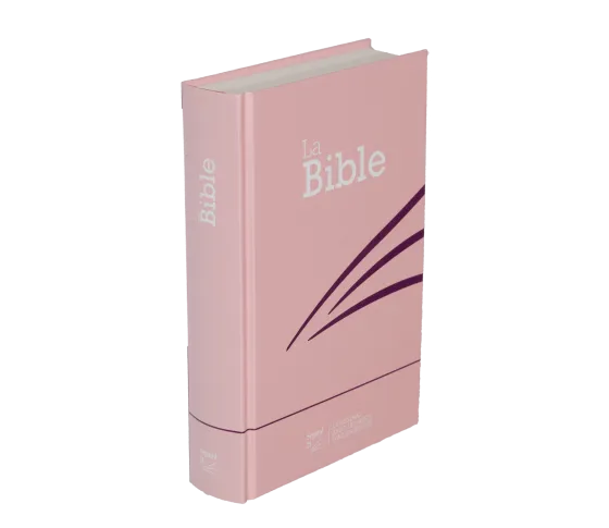 BIBLE SEGOND 21 COMPACTE RIGIDE SKIVERTEX ROSE GUIMAUVE - NOUVEAU PAPIER