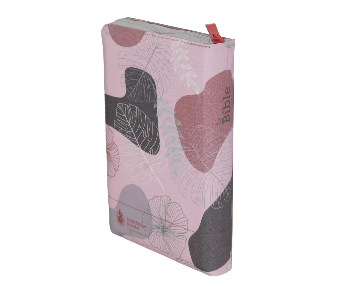 BIBLE SEGOND 21 COMPACTE "PREMIUM STYLE" SOUPLE MOTIF FEUILLES FERMETURE ECLAIR