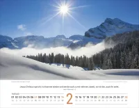 CALENDRIER BOL PAYSAGES SUISSES FRANCAIS