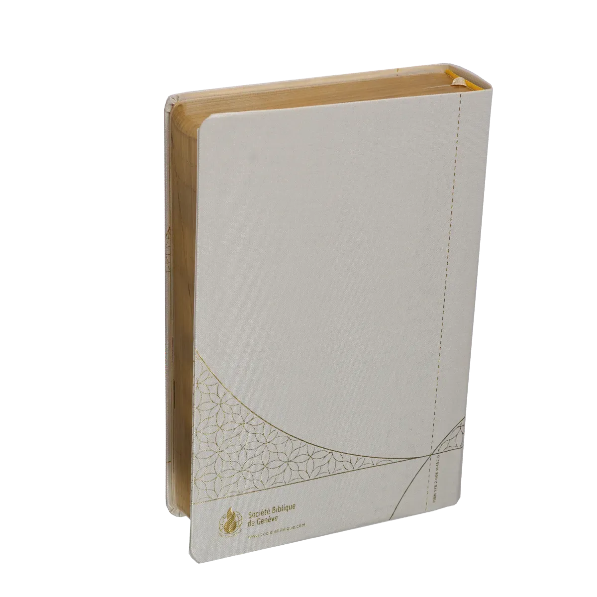 BIBLE SEGOND 21 VIE NOUVELLE SOUPLE TOILE BLANCHE TRANCHES OR