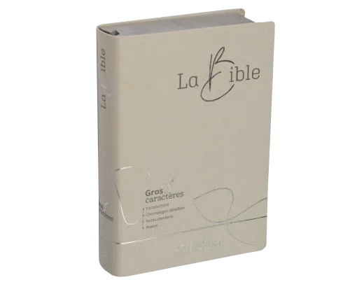 BIBLE SEGOND 21 GROS CARACTERES SOUPLE TOILE BLANCHE