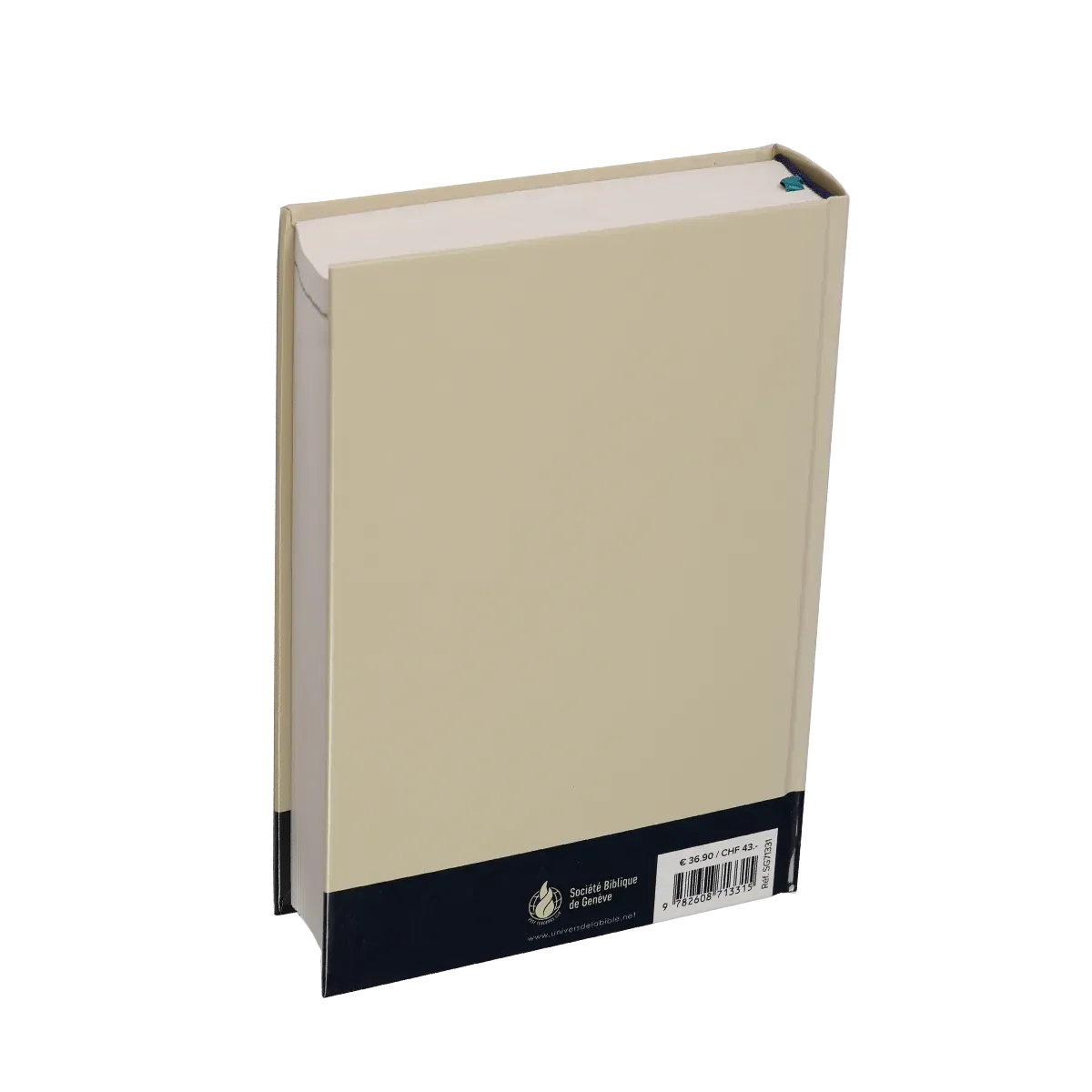BIBLE BILINGUE FRANCAIS/ANGLAIS - S21/NLT - COUVERTURE RIGIDE BLEU