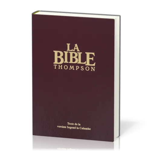 BIBLE COLOMBE THOMPSON RIGIDE ONGLETS GRENAT