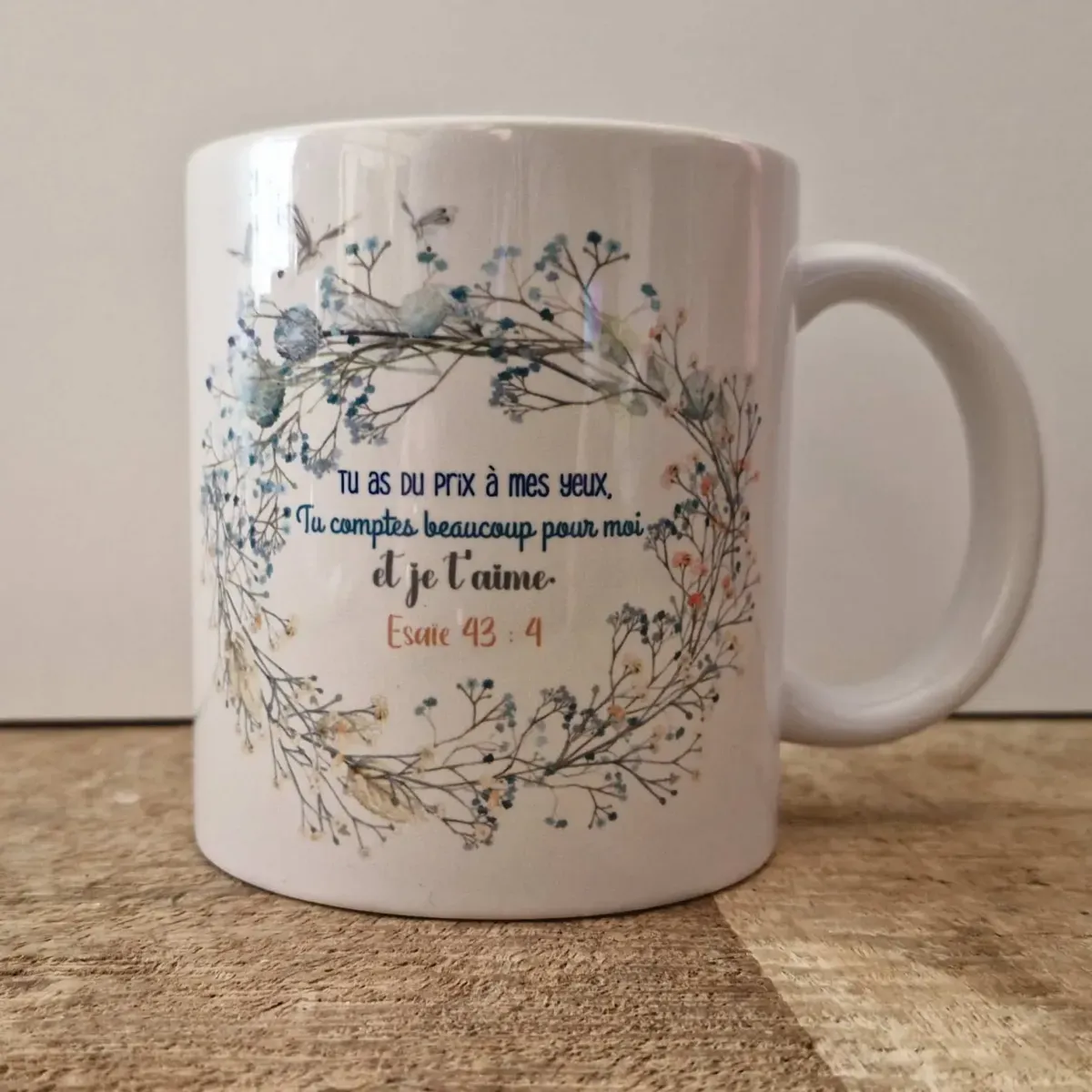 TASSE BRILLANTE ESAIE 43:4