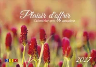 CALENDRIER GBK PLAISIRS D'OFFRIR - GROS CARACTERES