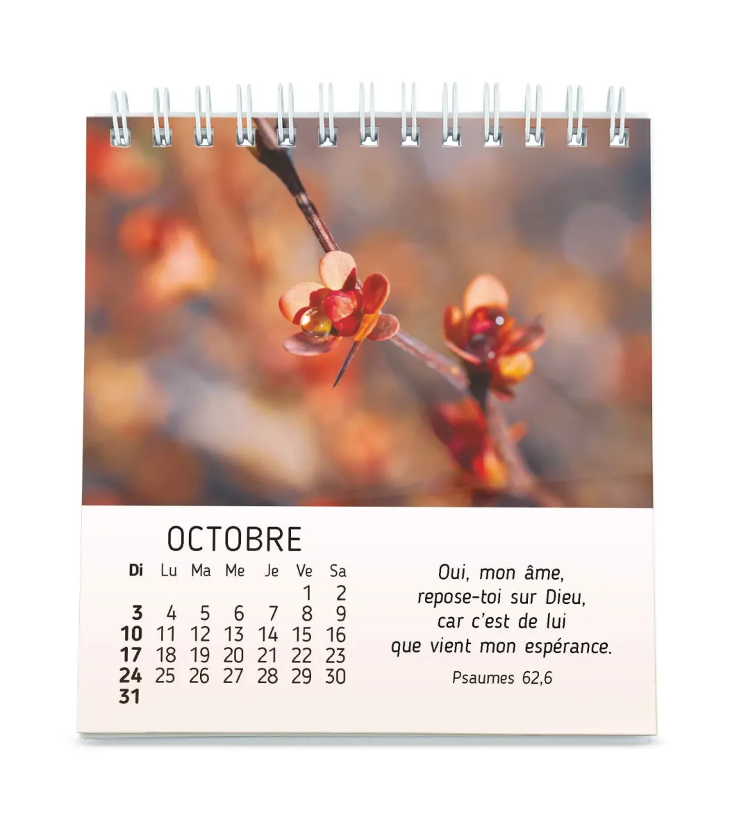 CALENDRIER CED NATURE EN PAIX