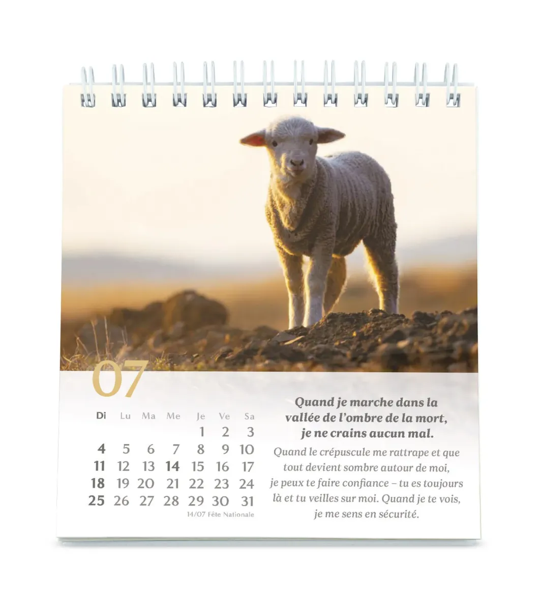 CALENDRIER CED PSAUMES 23 PETIT FORMAT