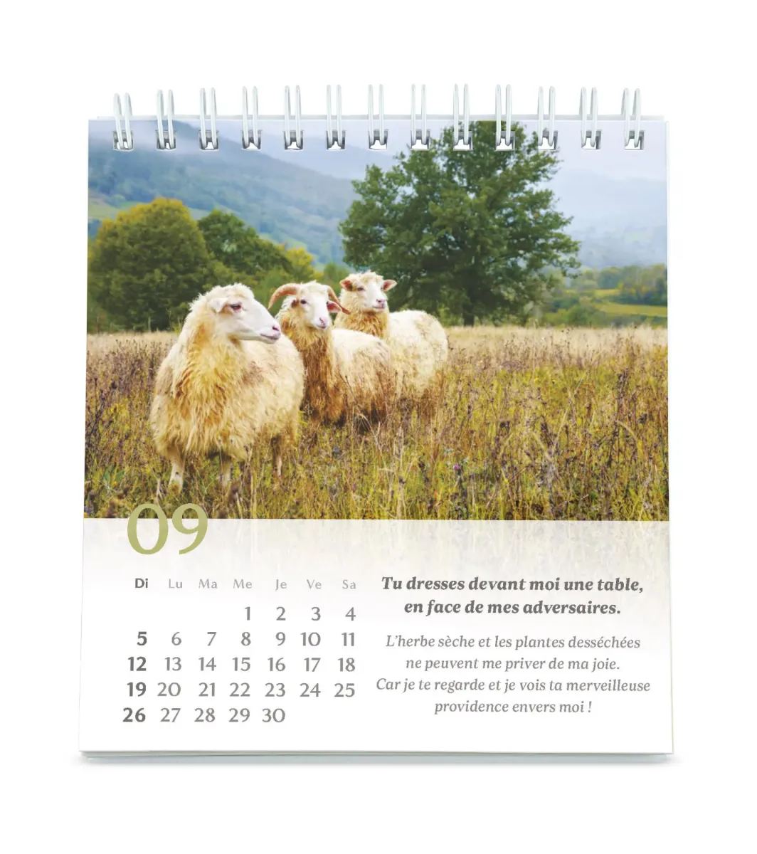 CALENDRIER CED PSAUMES 23 PETIT FORMAT