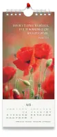 CALENDRIER CED FLEURS AVEC TEXTES BIBLIQUES