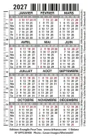 CALENDRIER EPT CARTE CALENDRIER COUCHE DE SOLEIL