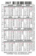 CALENDRIER EPT CARTE CALENDRIER CHIEN