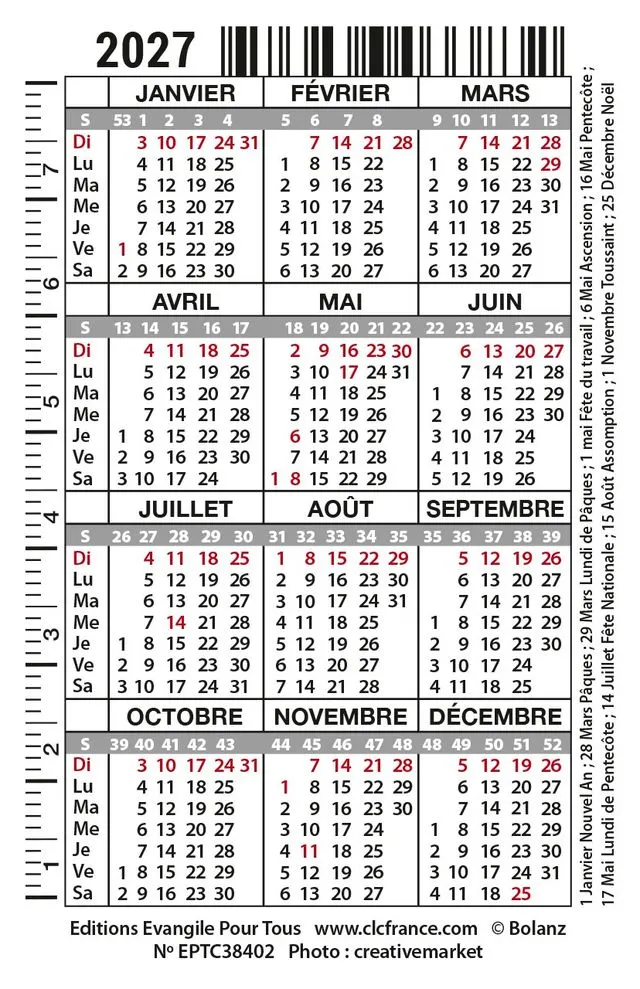 CALENDRIER EPT CARTE PAYSAGE