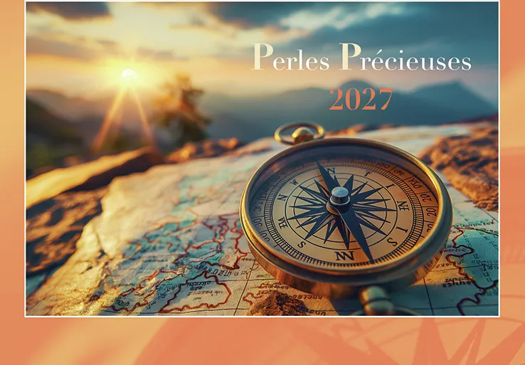 CALENDRIER CAEF PERLES PRECIEUSES - BLOC ET PLAQUE