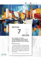 CALENDRIER CAEF VIVRE AUJOURD'HUI - BLOC GRANDE PLAQUE - MURAL