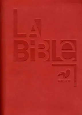 BIBLE PAROLE DE VIE COMPACT SEMI-RIGIDE SIMILICUIR ROUGE APOCRYPHE