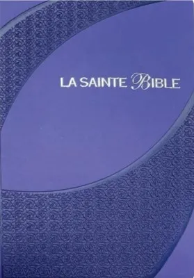 BIBLE SEGOND 1910 SOUPLE SIMILICUIR VIOLETTE TRANCHE ARGENT ONGLETS