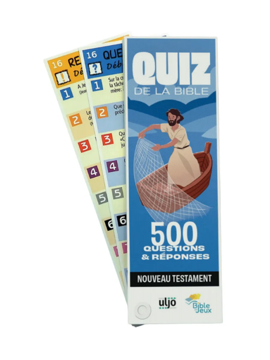QUIZZ DE LA BIBLE - NOUVEAU TESTAMENT - 500 QUESTIONS ET REPONSES