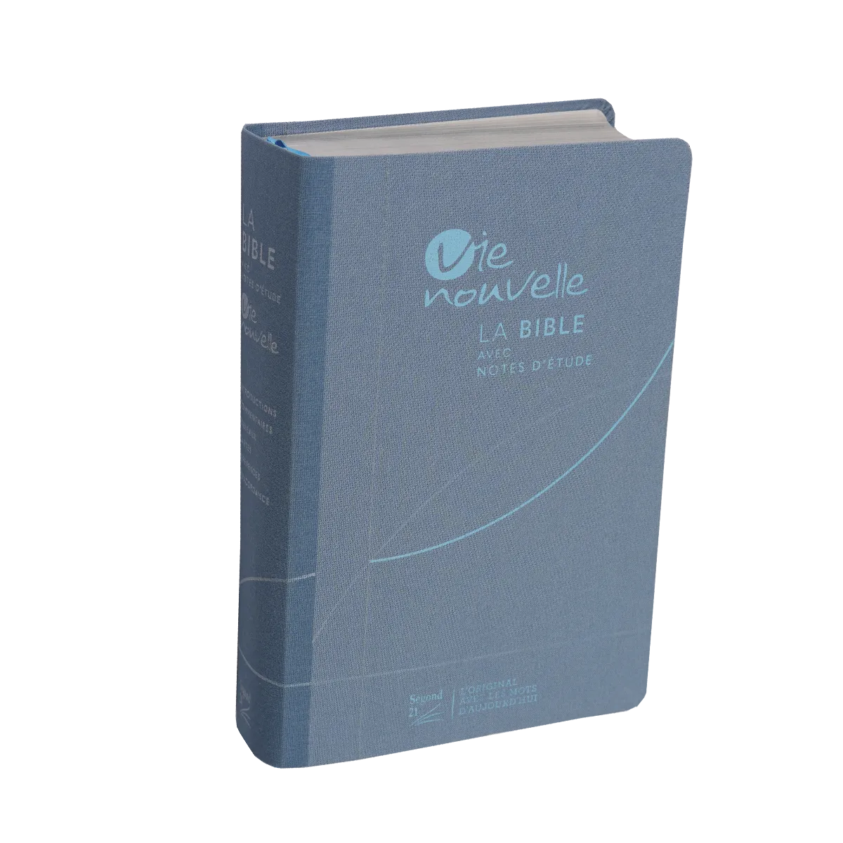 BIBLE SEGOND 21 VIE NOUVELLE SOUPLE TOILE BLEUE