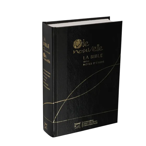 BIBLE SEGOND 21 VIE NOUVELLE RIGIDE TOILEE NOIRE