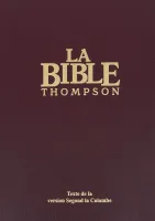 BIBLE COLOMBE THOMPSON RIGIDE ONGLETS GRENAT