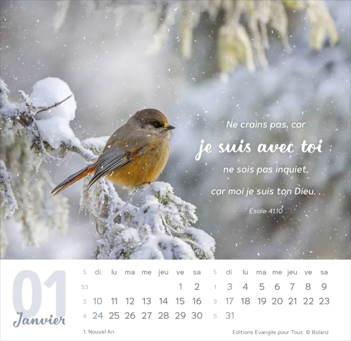 CALENDRIER EPT VIVRE AVEC MEDITATIONS