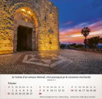 CALENDRIER EPT ISRAEL SHALOM - PETIT FORMAT